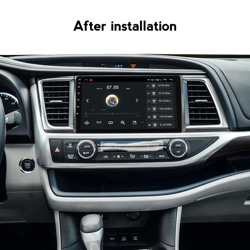 Suitable for Toyota Highlander 13-18 modified Android large-screen central control car navigation screen 8 + 128G