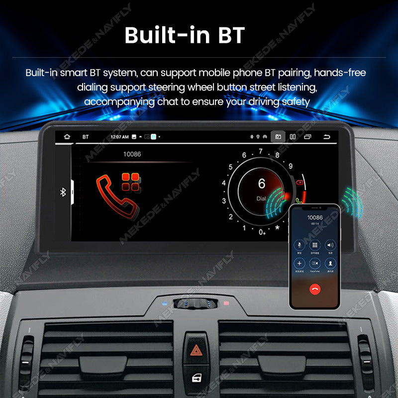 10.25 inch suitable for BMW X3 E83 Android central control large screen GPS navigation all-in-one machine Bluetooth Carplay