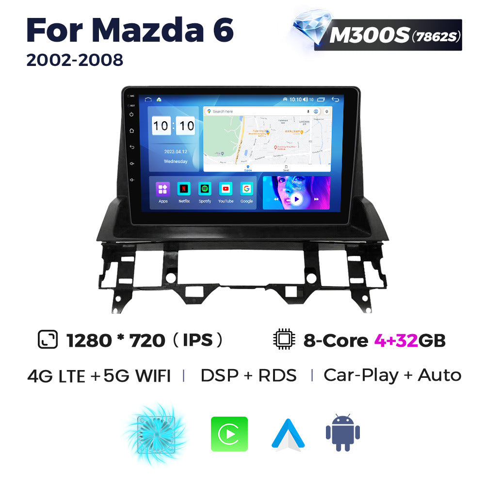 Suitable for mazda 6 mazda 6 2002-2008 mazda 6 top-mounted car large-screen android navigator