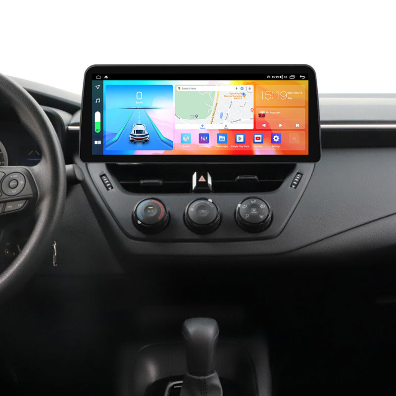 Compatible with Toyota Corolla/Lingshang/Asian Lion Android central control in-car navigation all-in-one with a 12.3-inch vertical screen