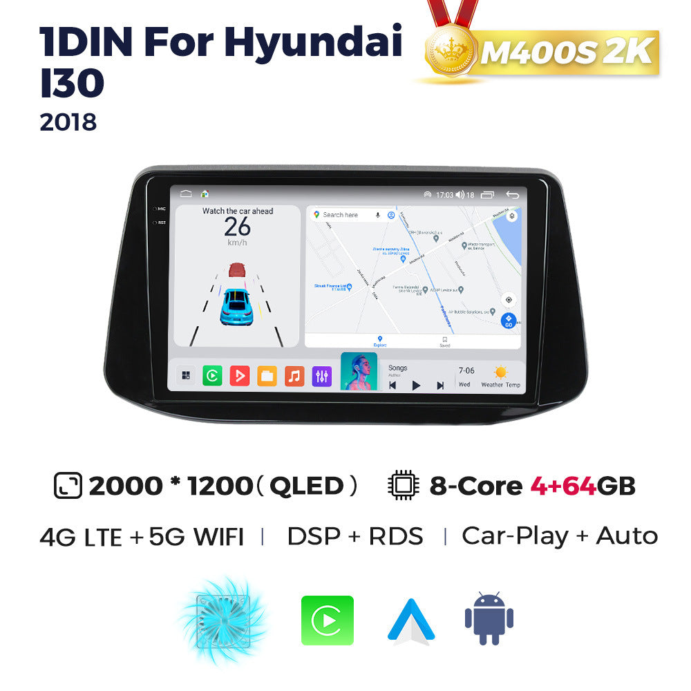 Suitable for 1din_hyundai i30 2018 hyundai i30 car smart central control android navigator motherboard
