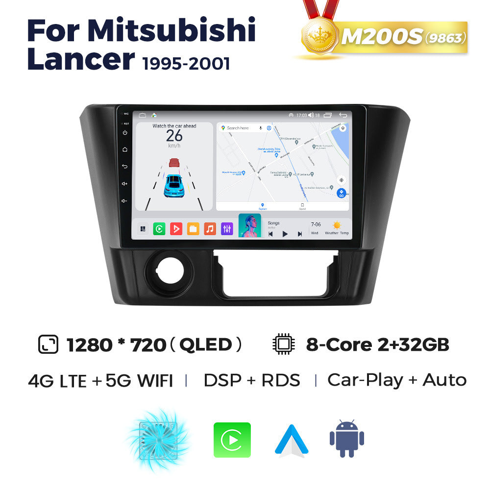 Applicable to Mitsubishi Lancer 1999-2001 Android large screen central control navigation radio Bluetooth Carplay