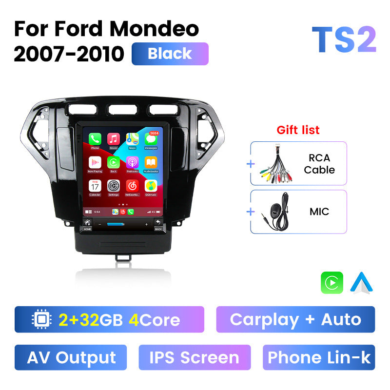Suitable for 2007-2010 ford mondeo vertical screen android navigation, reversing camera car navigation system / long version