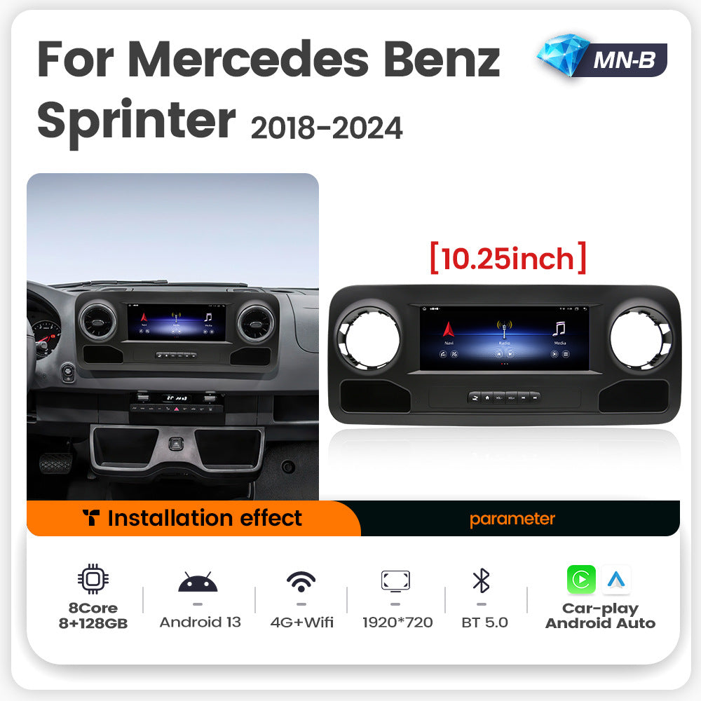 Suitable for benz sprinter 2019+ mercedes-benz sprinter, upgrade to large-screen android smart navigation system