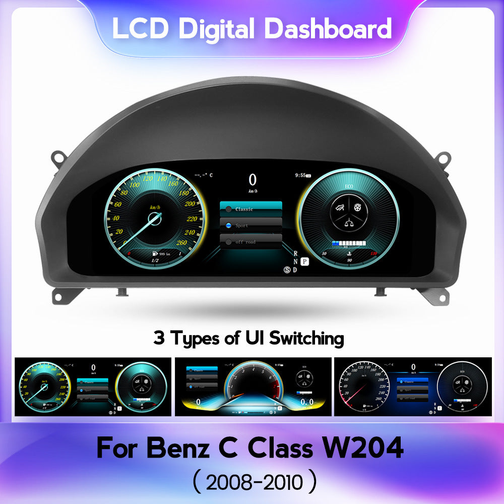 Suitable for benz w204 c-ntg4.0 2008-2010 mercedes-benz w204 lcd screen instrument display