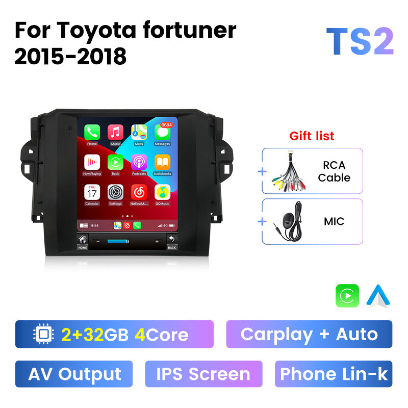Suitable for 15-18 toyota fortuner and runner models, vertical screen car android navigation system, cross-border