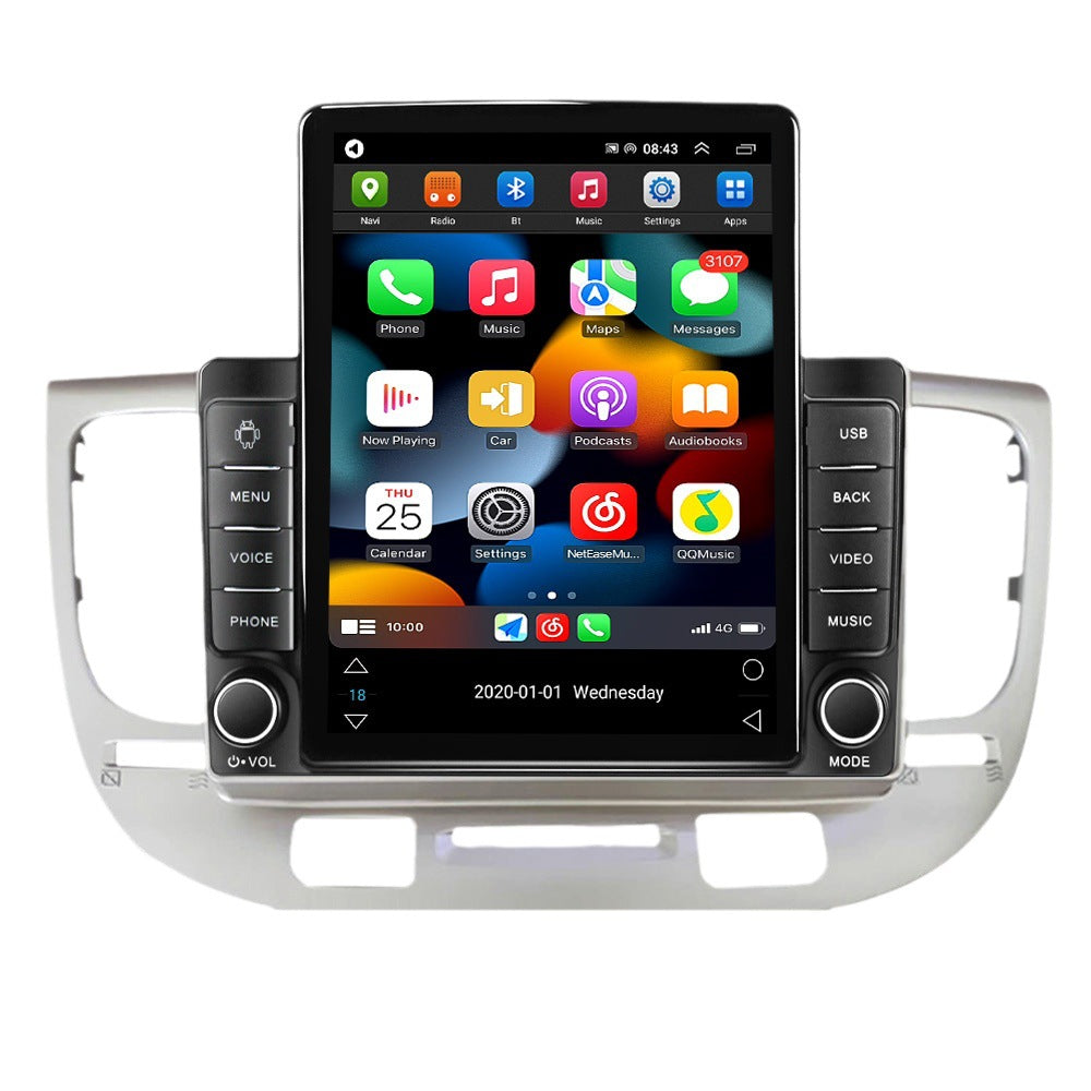 Suitable for kia rio2 vertical screen android navigator little king kong button stone monument machine