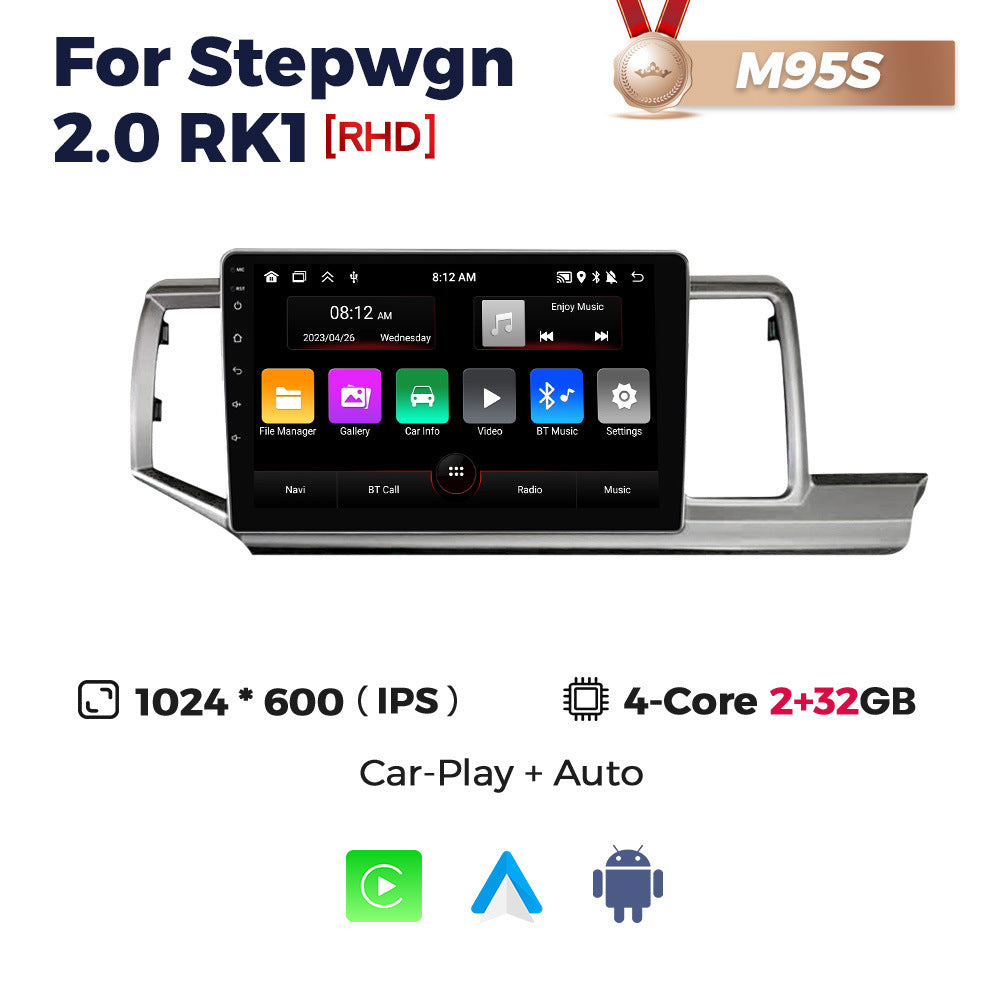 Suitable for honda stepwgn 2.0 rk1 rhd 09-15 honda stepwgn android car navigation