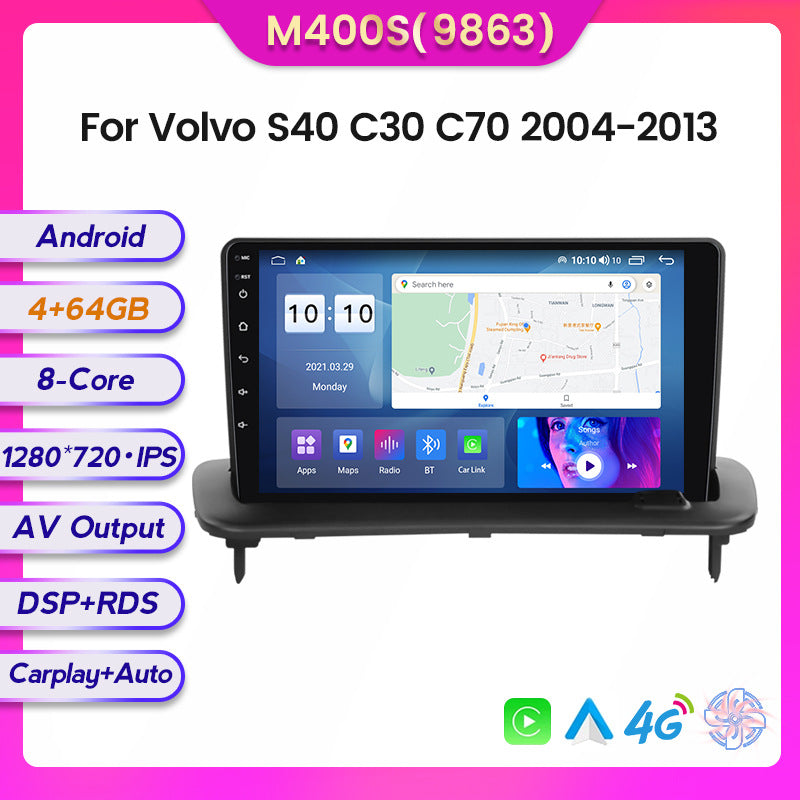 Suitable for volvo 04-12 volvo s40 c30 c70 android large screen car navigation carplay
