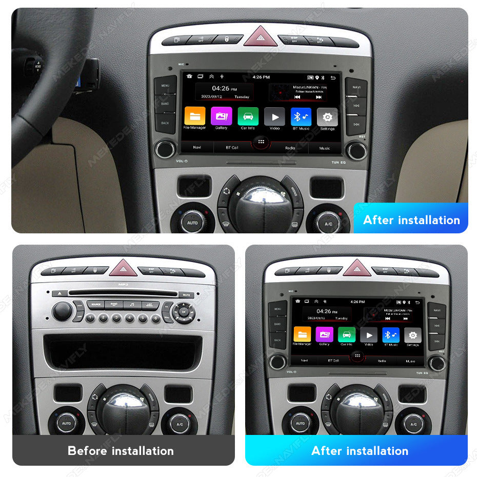 Suitable for 7" 8227-for peugeot 408 2010-2016 logo 408 android smart navigator