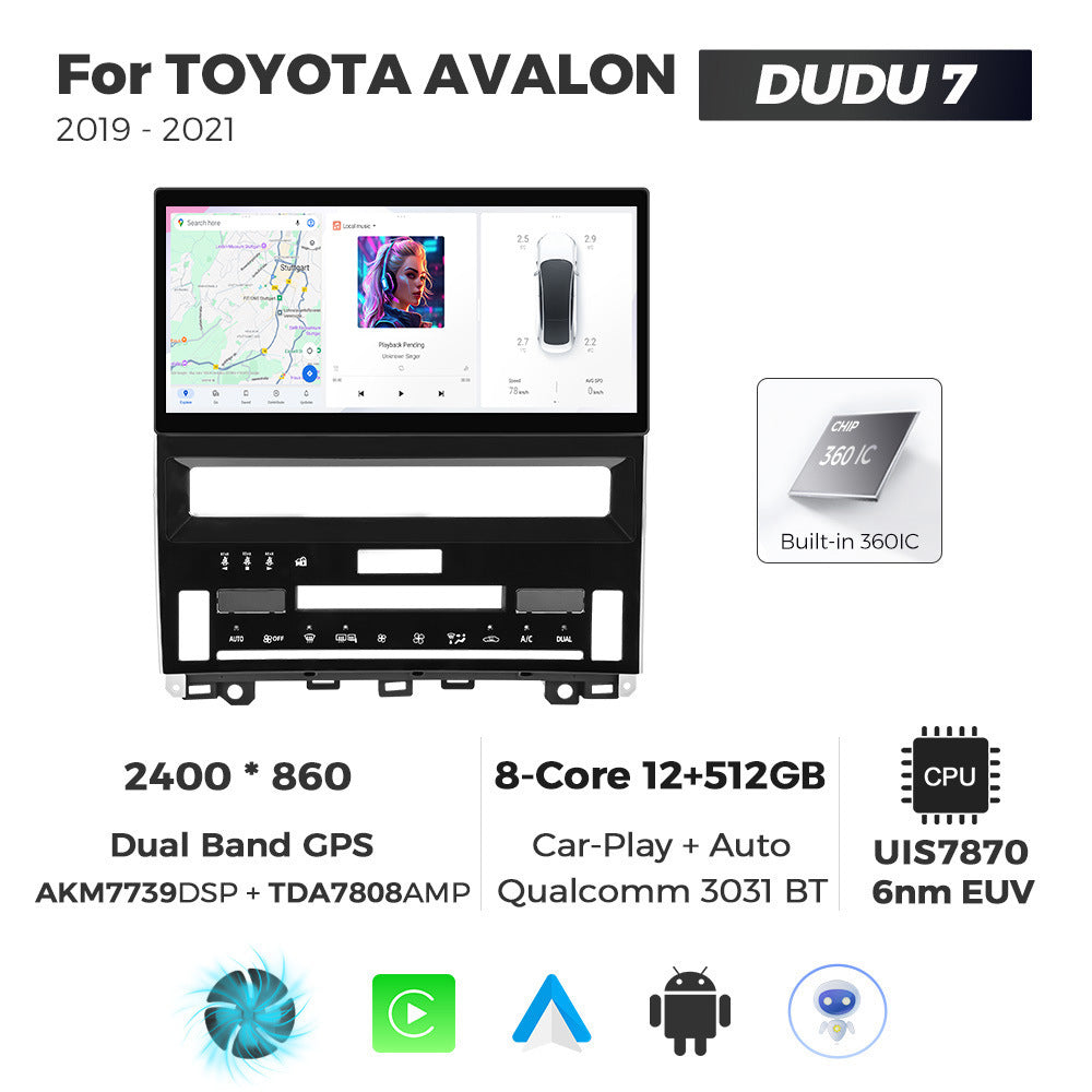Suitable for toyota avalon 2019-2022 toyota asia dragon 12inch private model dudu android navigation