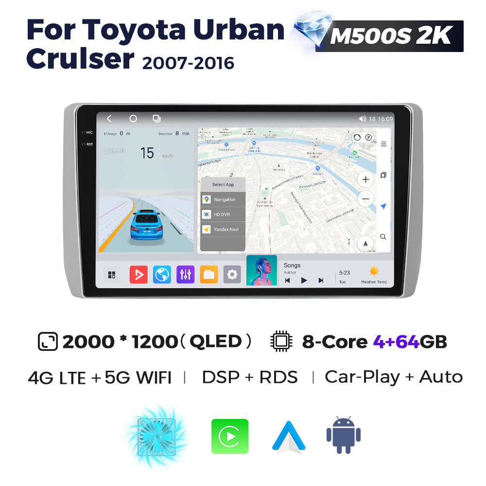 Suitable for toyota urban cruiser 2007-2016 toyota suv android car smart navigation