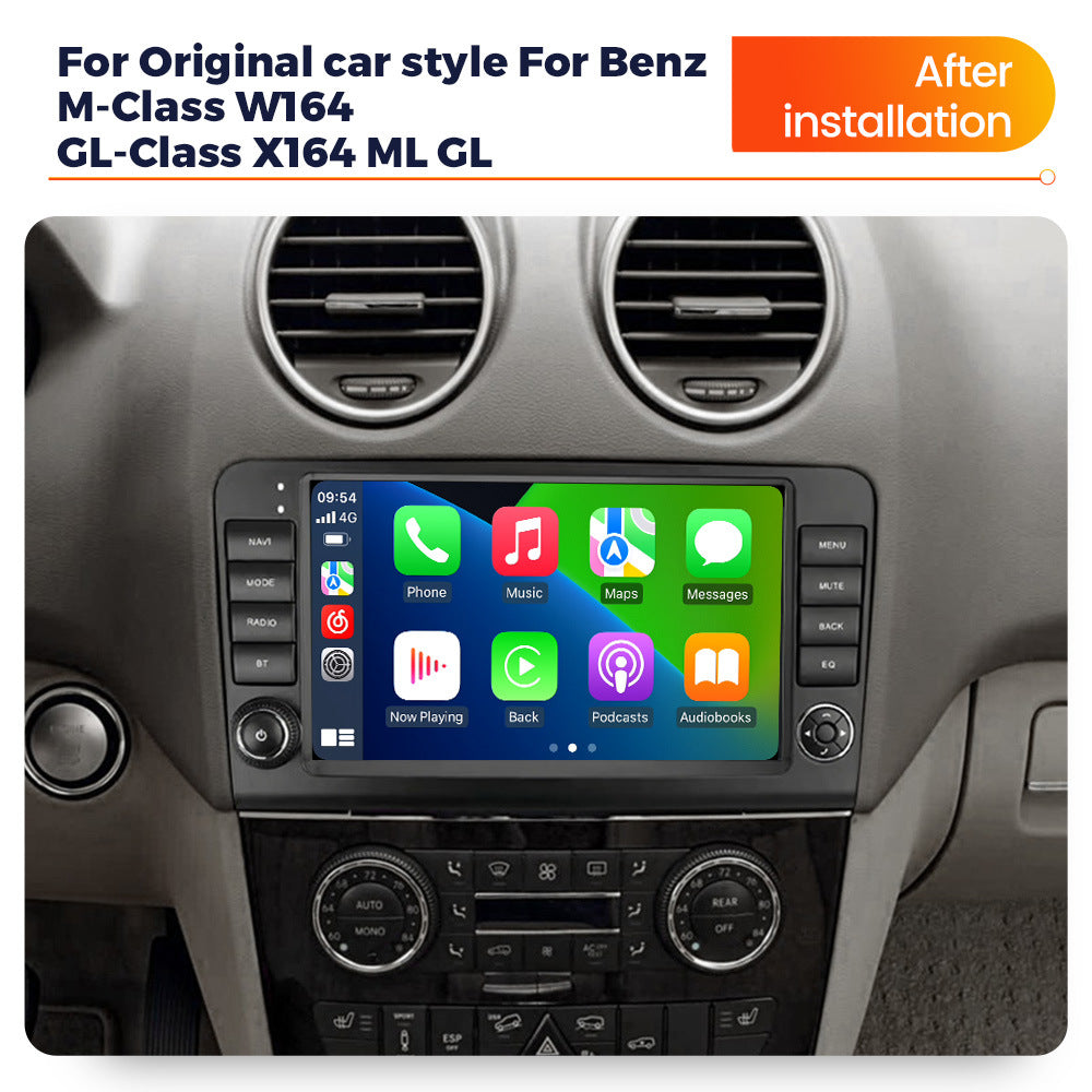 Applicable to Mercedes-Benz ML W164 GL X164 Android large screen central control car navigation radio screen 256G