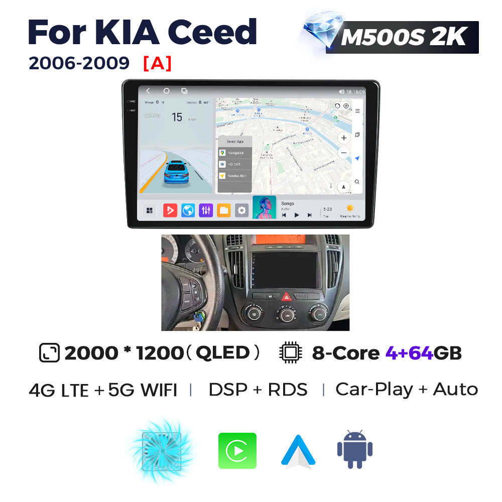 Suitable for kia ceed 2006 - 2012 kia ceed restoration smart android large screen car navigator