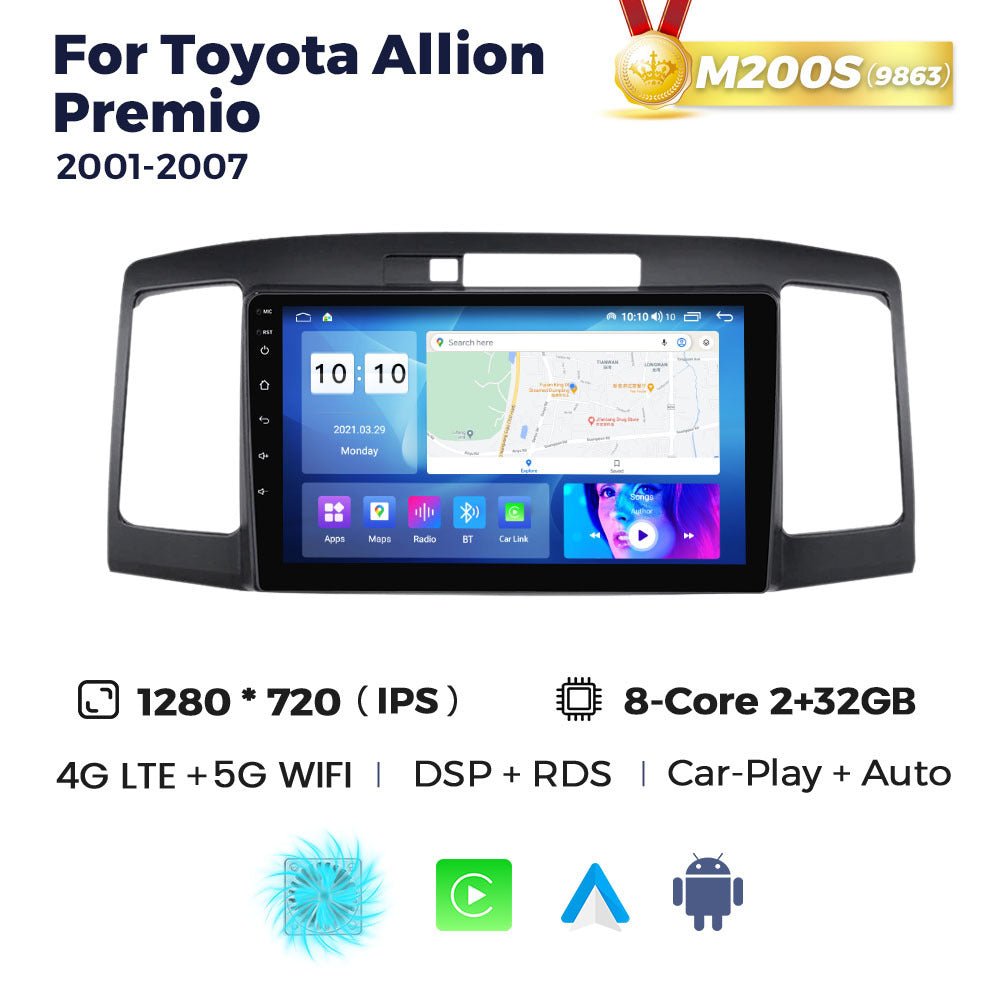 Suitable for toyota allion premio 2001-2007 toyota asia dragon android car navigation