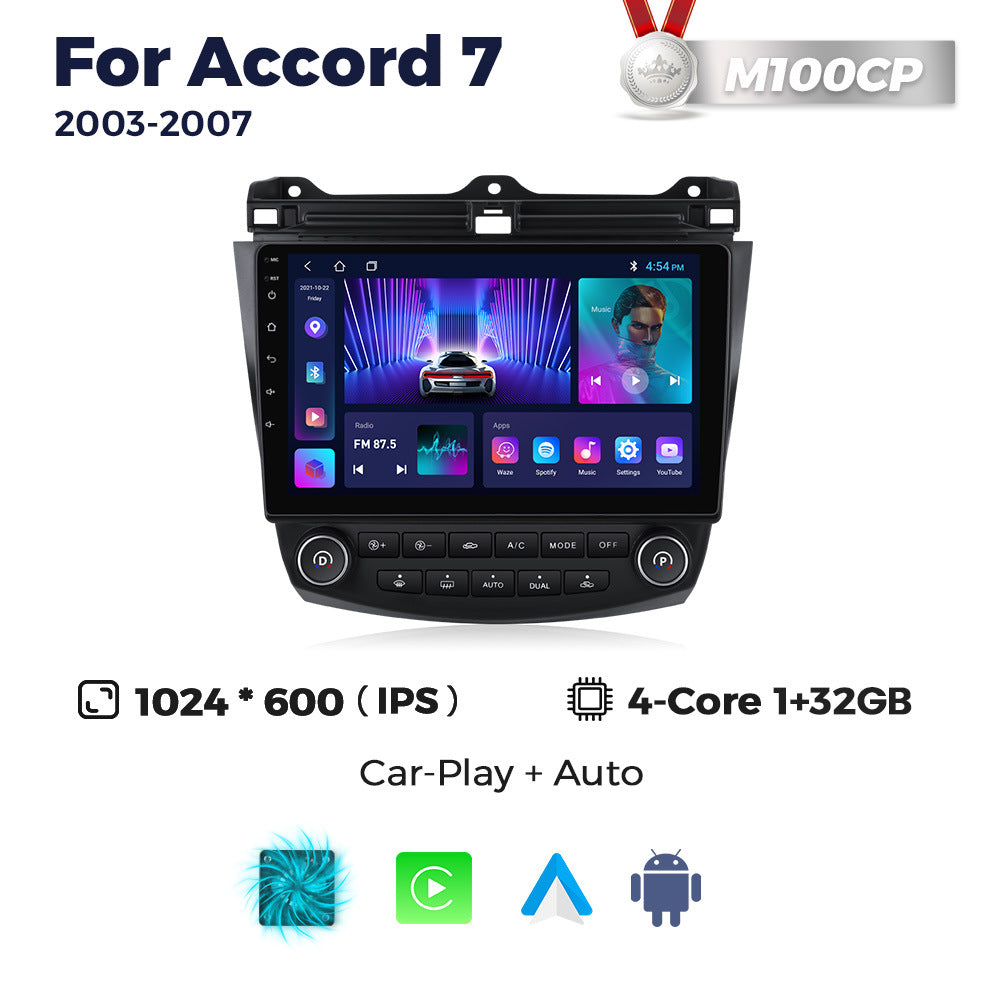 Suitable for 03-07 honda seventh generation accord accord7 android large screen car navigation wireless carplay