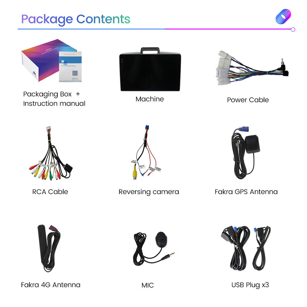 Suitable for Toyota Axio corolla 15-17 to Android large-screen central control car machine navigation M6pro