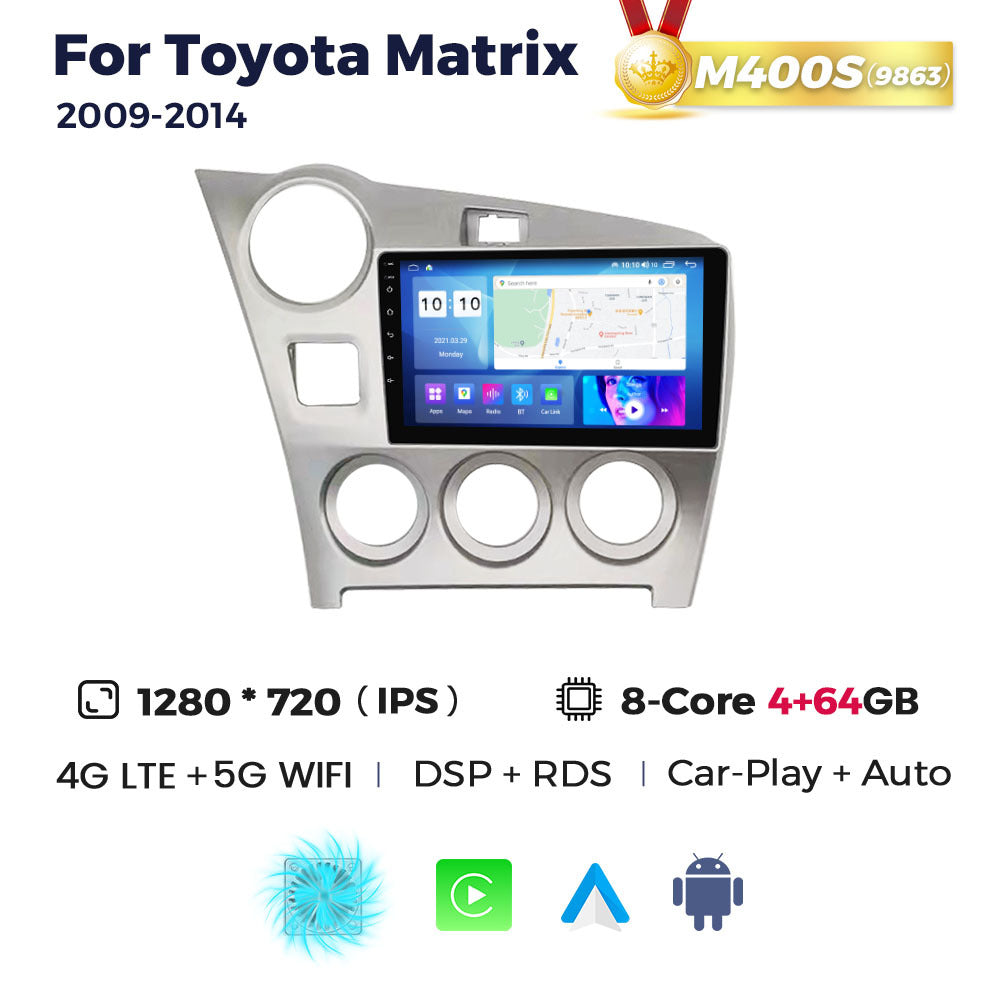 Suitable for toyota matrix 2009-2014 toyota smart android car smart central navigation system