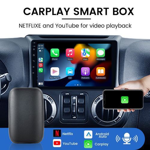 Carplay Ai Box Mini TV Box Original Car Wired to Wireless Closed Box Android Auto