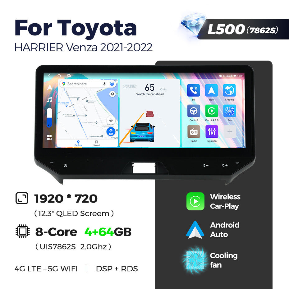 Suitable for toyota harrier venza 2021-2022 toyota lingfang weisa android navigator
