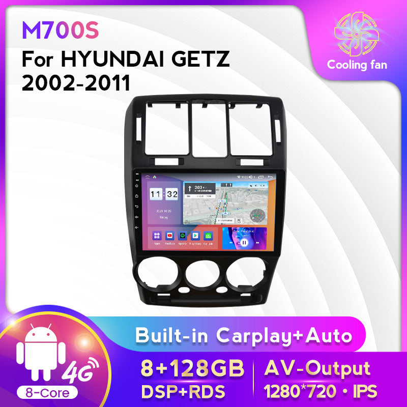 Compatible with the Hyundai AI Getz Jiachi 02-11 Android large-screen central control in-car navigation screen