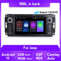Suitable for Jeep Jeep Wrangler Cherokee original car style car navigation all-in-one machine Android large screen DVD