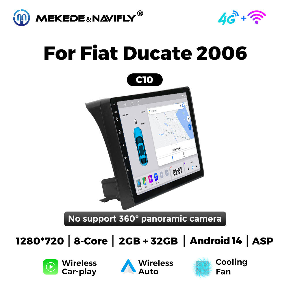 Suitable for Fiat Ducate 2006 Android Large Screen Central Control Car Navigation Radio Screen Carplay