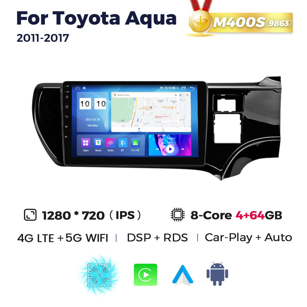 Suitable for toyota aqua 2011-2017 right toyota aqua right-hand drive car android navigator