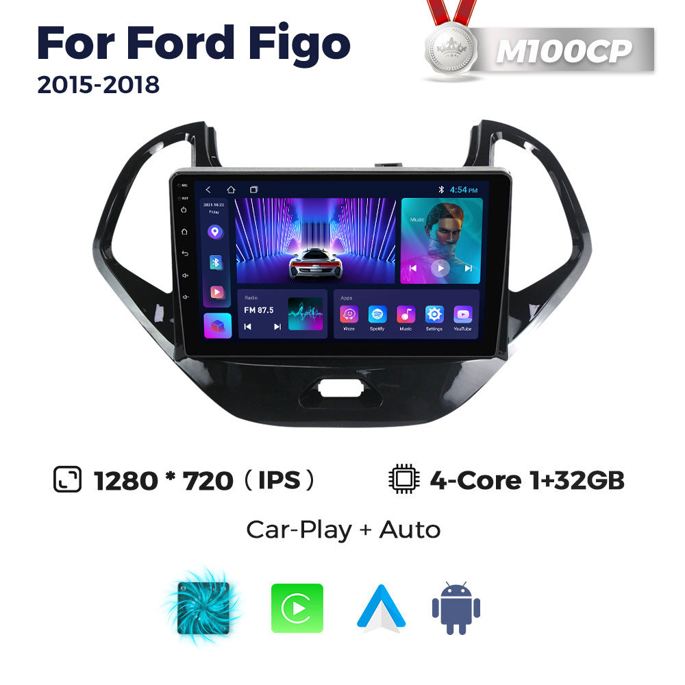 Compatible with Ford Figo 2015-2018 Android large-screen central navigation Bluetooth CarPlay