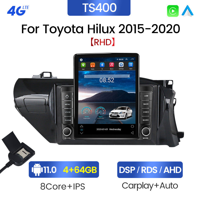 Suitable for toyota hilux 2015-2020 toyota hilux runner android navigation stone tablet