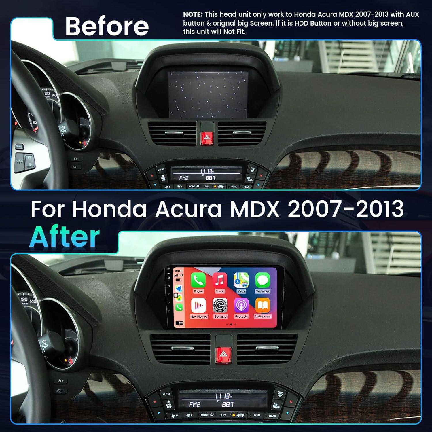 Suitable for 9inch acura mdx 2007-2013 acura mdx car large screen android navigator