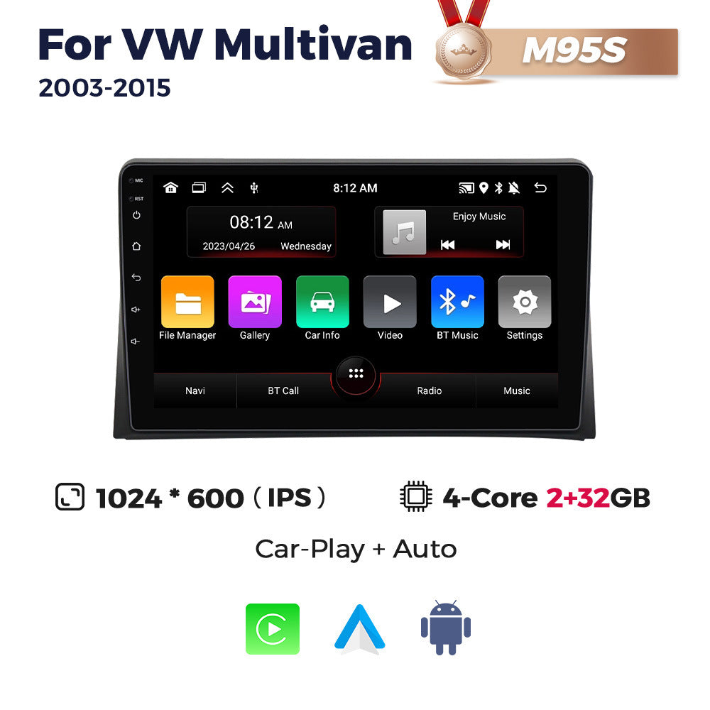Suitable for vw multivan t5 2003-2015 volkswagen metroway android large screen car navigation