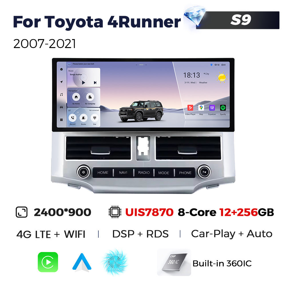 Suitable for toyota 4runner 2007-2021 toyota super 12.3" large screen android navigator