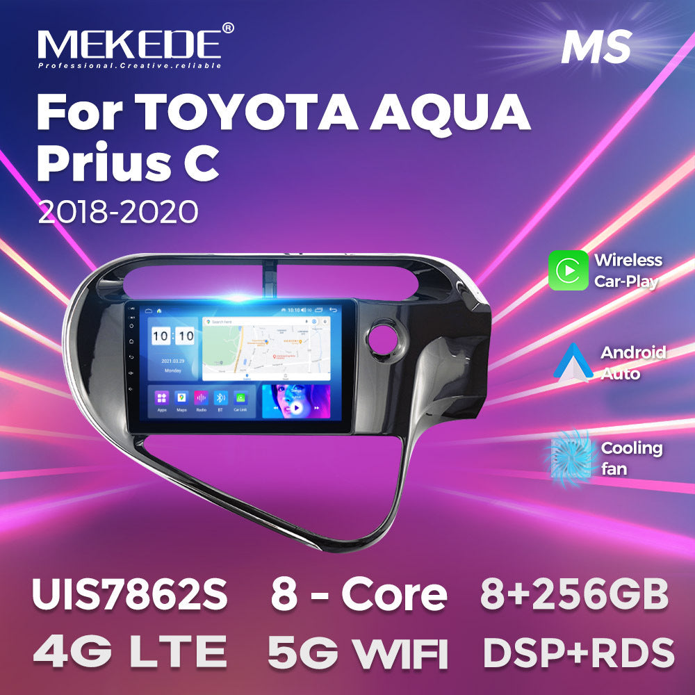 Suitable for toyota aqua prius c 2018-2020 toyota prius car android navigator