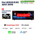 Suitable for lexus is rc 2013-2022 lexus is restoration large screen android smart navigator
