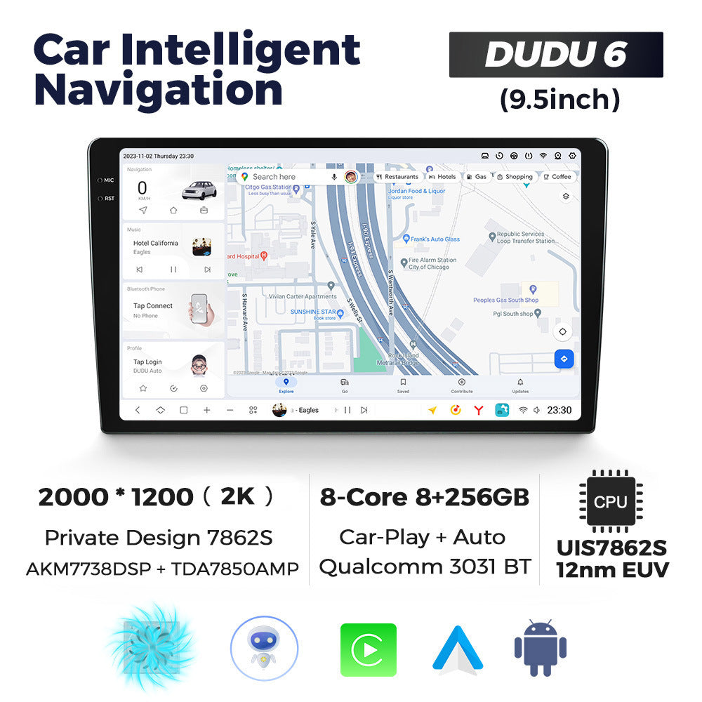 Suitable for dudu6, dudu7, and mekede dudu liangshan overseas edition smart modified android interactive navigation systems