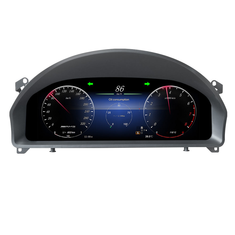 Suitable for upgrading Mercedes-Benz E-Class W207 2010-2013 with a full LCD instrument panel of 12.3 inches