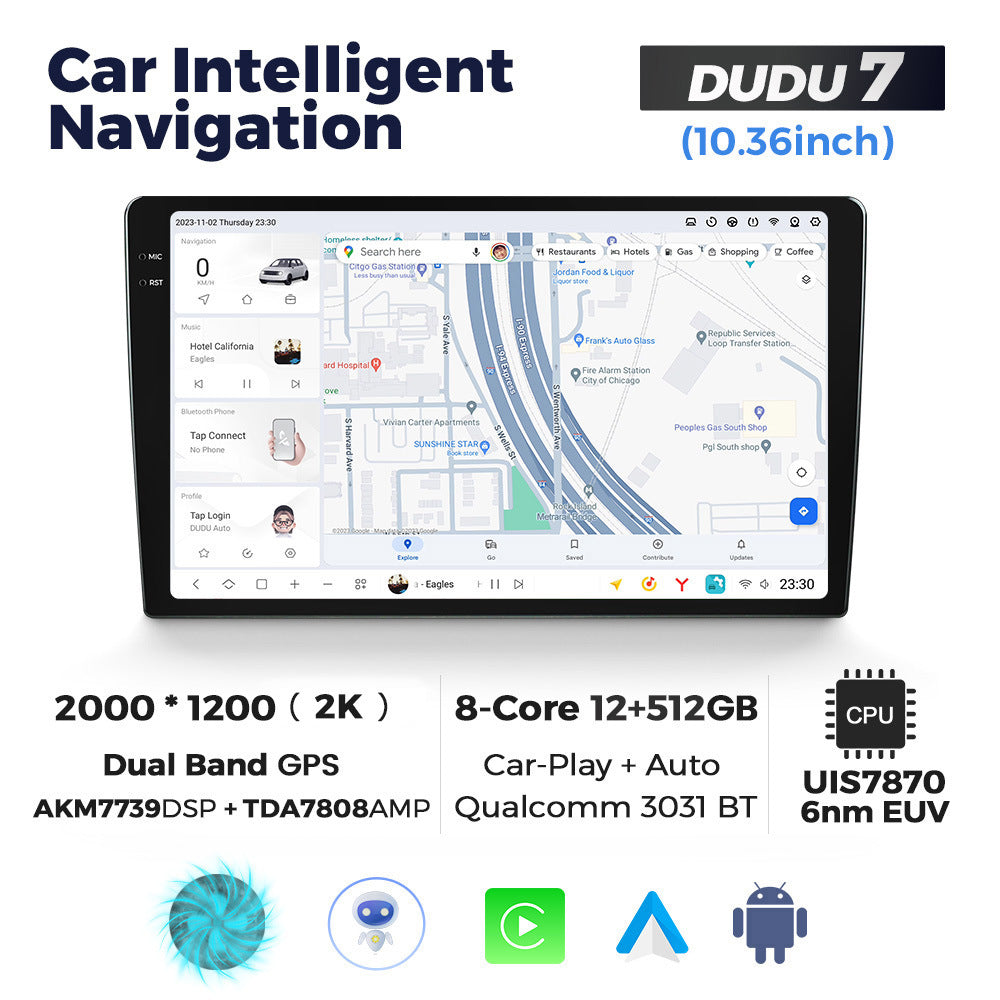 Suitable for dudu6, dudu7, and mekede dudu liangshan overseas edition smart modified android interactive navigation systems
