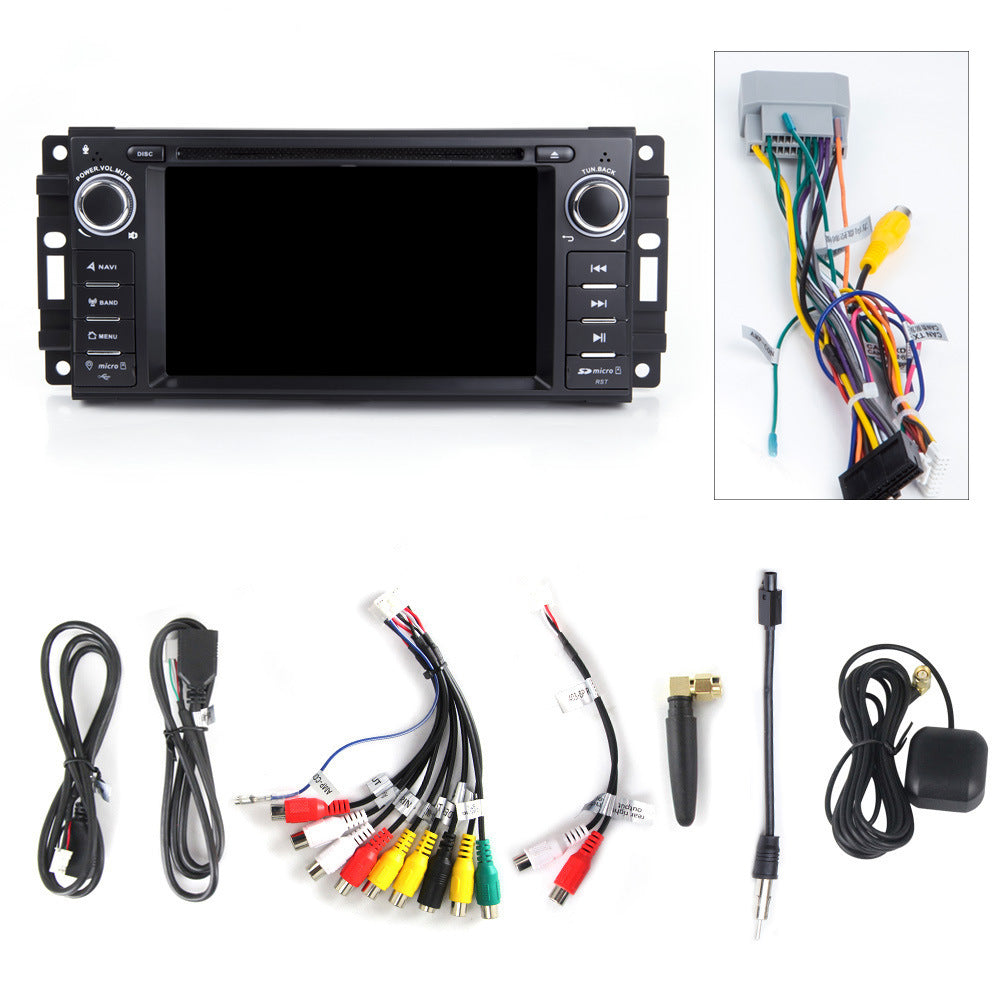 Suitable for Jeep Jeep Wrangler Cherokee original car style car navigation all-in-one machine Android large screen DVD