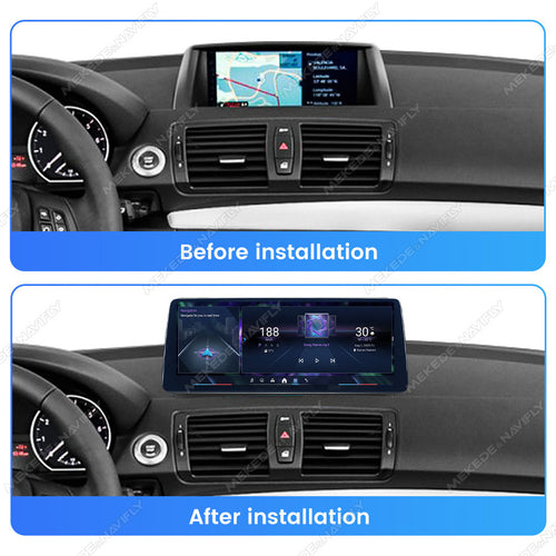 12.3 Applicable to BMW 1 Series E87 2005-2012 Android Large Screen Central Control Car Navigation Bluetooth Carplay