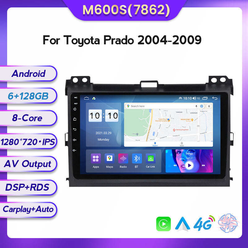 Suitable for Toyota Prado Prado 04-09 modified Android large-screen central control car navigation screen