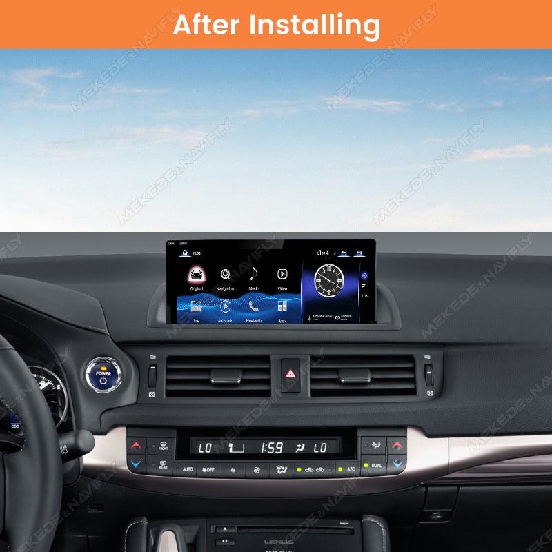 Suitable for lexus ct200h 2011-2017 lexus ct restoration large screen android smart navigator