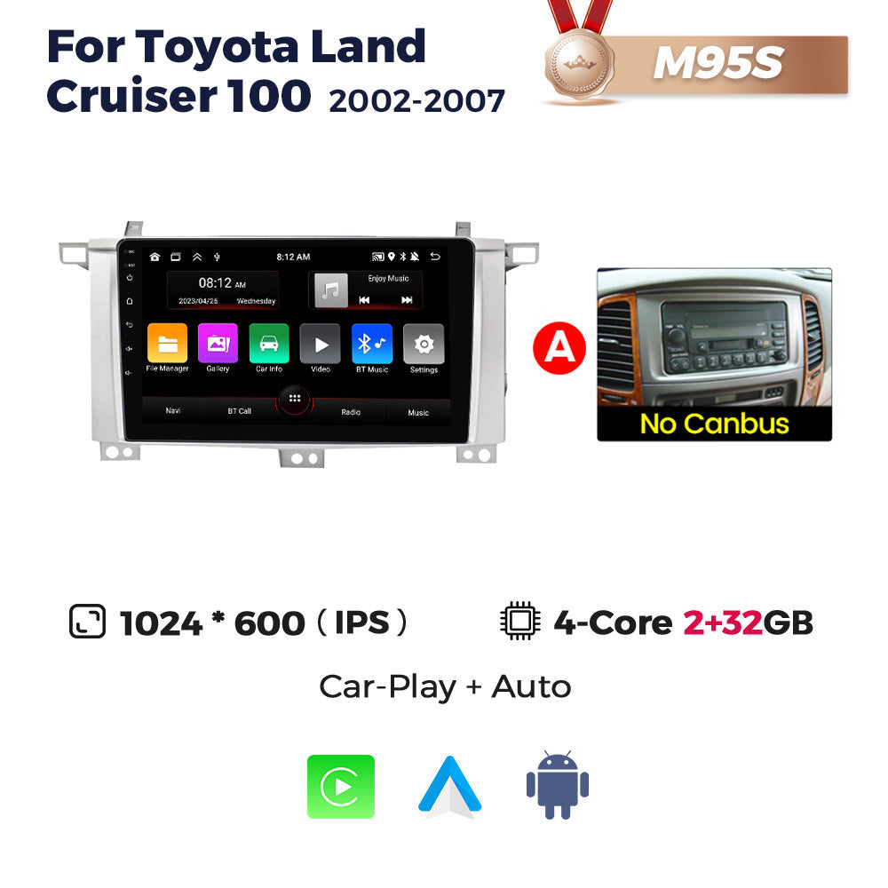 Suitable for toyota land cruiser 100 2002-2007 toyota land cruiser android navigator
