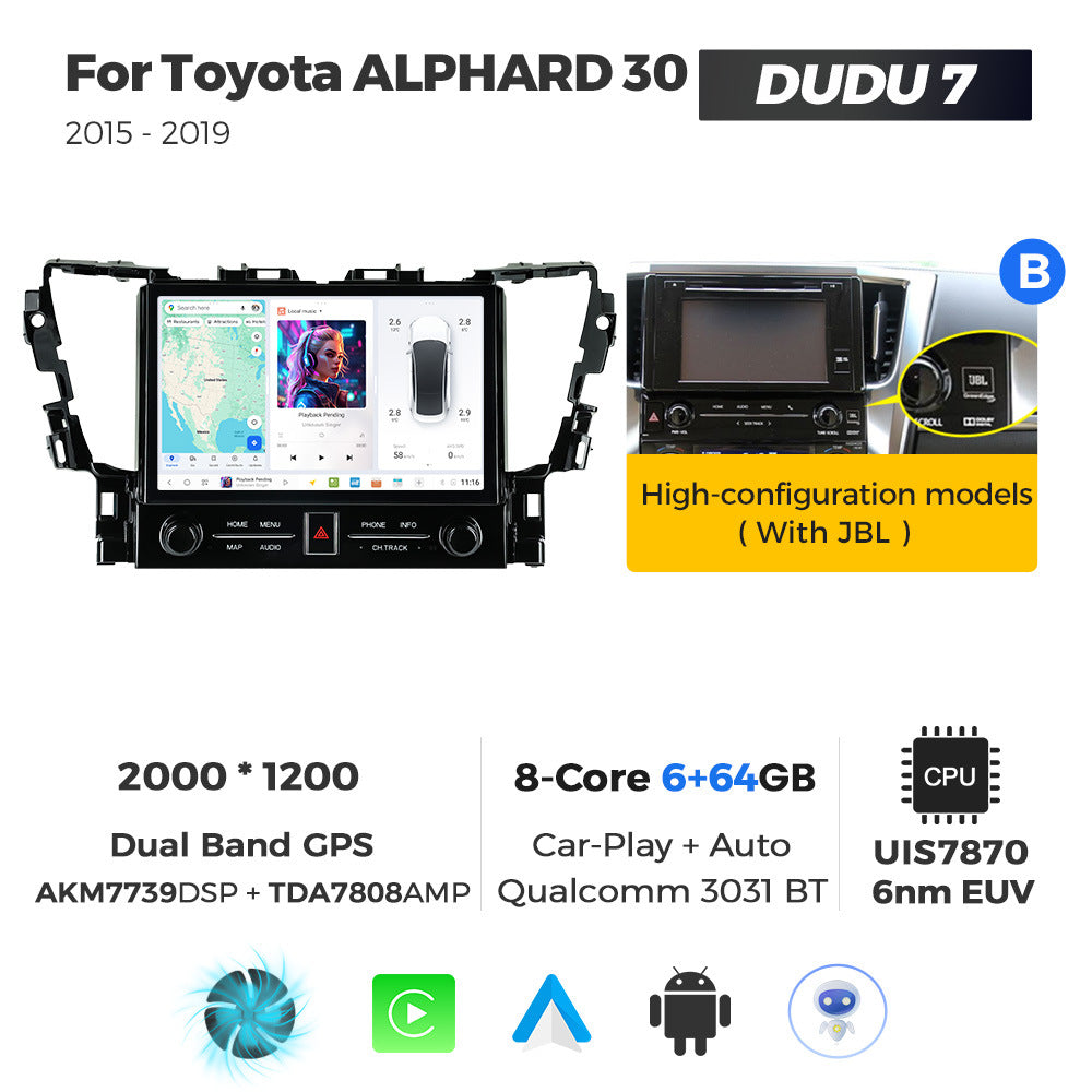 Suitable for toyota alphard 30 2015-2019 toyota alphard 11.5inch dudu7 dudu