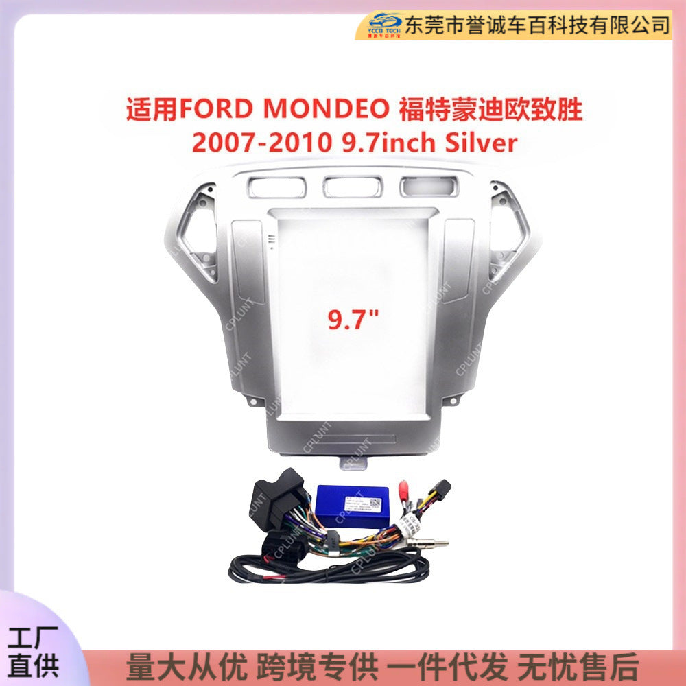 Android navigation 9.7inch restoration panel frame line suitable for 07-10 ford mondeo ford mondeo