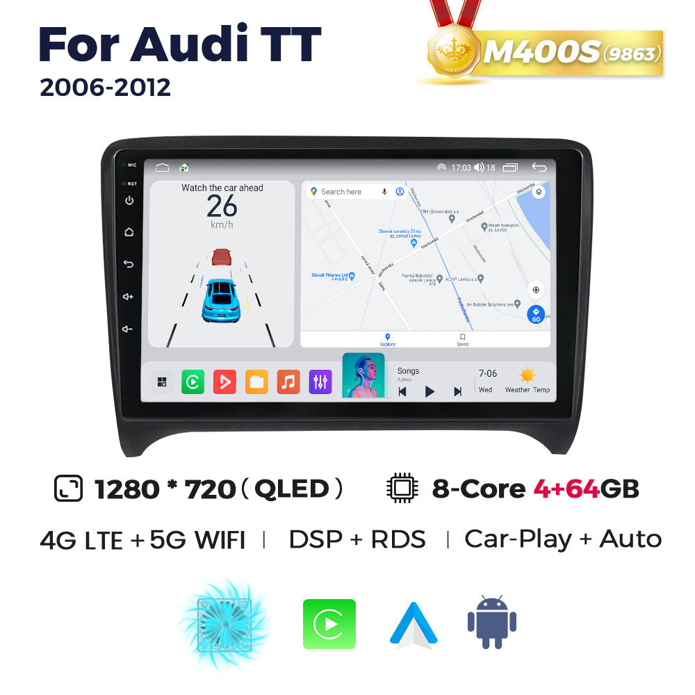 Suitable for audi tt 2008-2014 audi tt/rs restoration smart android large screen car navigator