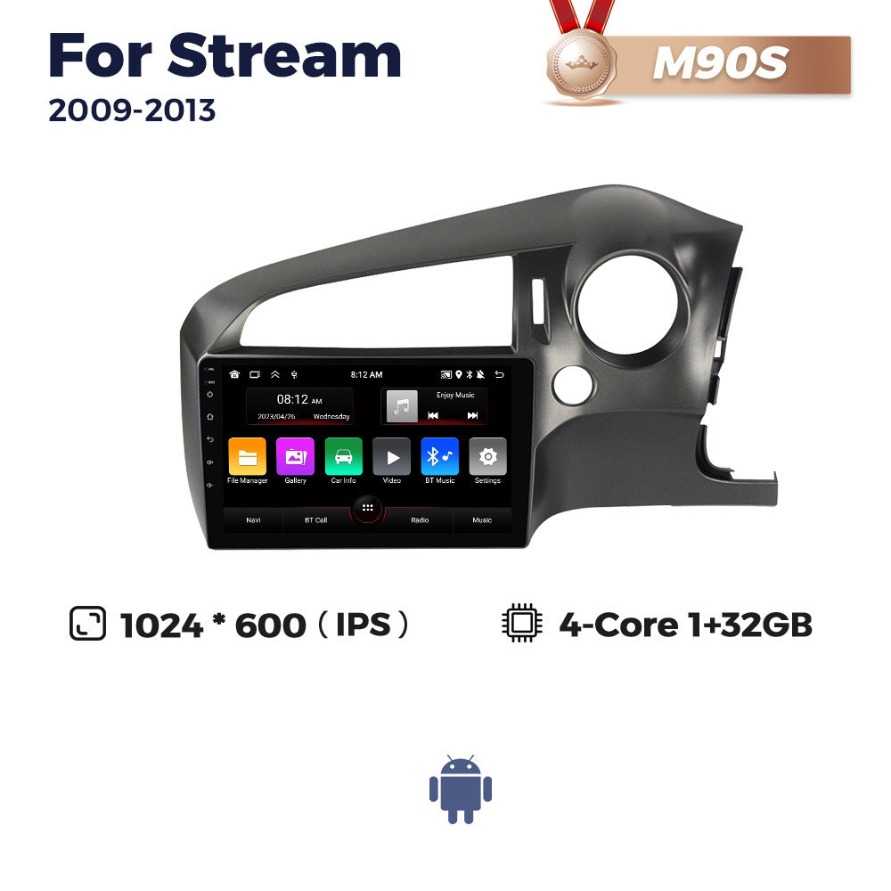 Suitable for honda stream 2009-2013 honda shiyun right peptide smart android car navigation