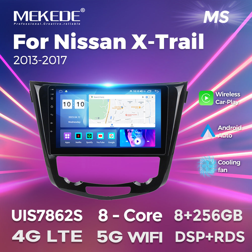 Suitable for 14 nissan x-trail rogue android large screen navigator carplay