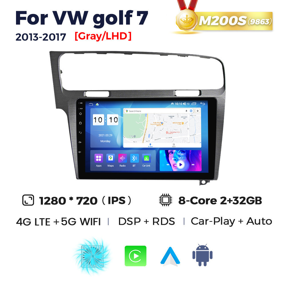 Suitable for left and right peptides vw golf 7 2013-2017 volkswagen golf seven car android large screen navigation