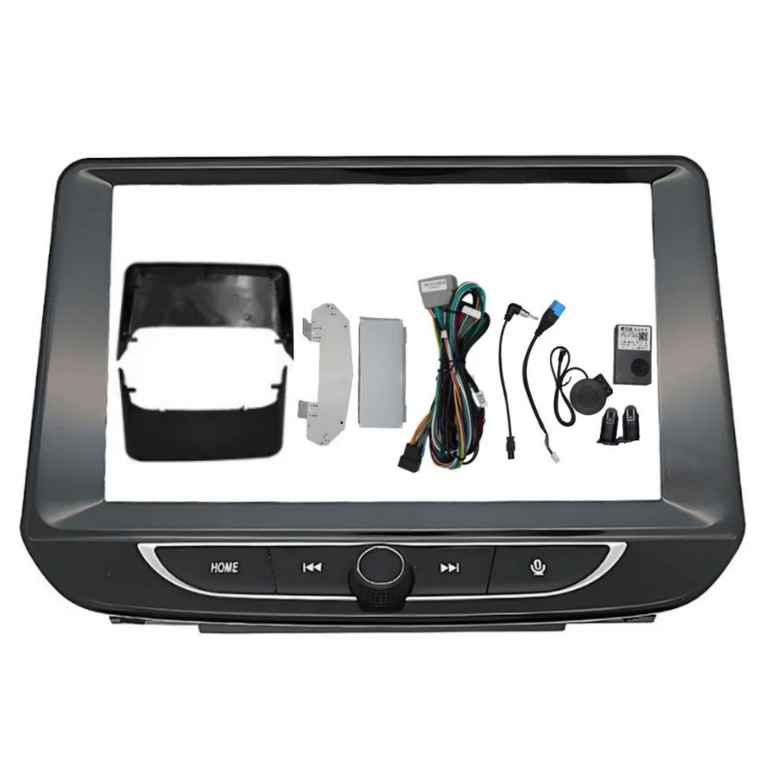 Versatile trim kit compatible with cherolet chevrolet orlando - center console navigation modification frame
